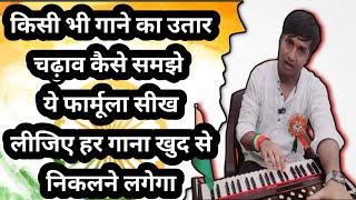 गाने का उतार चढ़ाव कैसे समझे ये फार्मूला सीख लीजिए हर गाना खुद से निकलने लगेगा @musicadhayayan