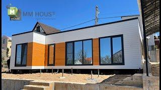 Видеообзор дома S 75 м2 с 3 спальнями от MMHouse / Каркасный дом под ключ