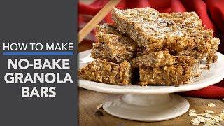 No-Bake Homemade Granola Bars Recipe