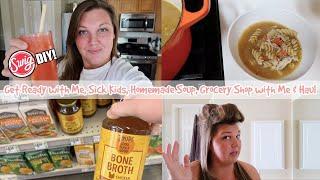 Homemade Soup! Swig soda at Home! Grocery Shop with Me and Haul! Mom Day In The Life!