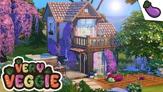 Very Veggie Tiny House: Eggplant  // The Sims 4 Speed Build