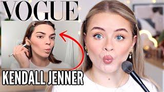 I followed KENDALL JENNER'S *makeup* routine!!!