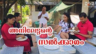 എല്ലാവരും  ചേർന്ന് പാചകവും വാചകവും  /Mutton roast/Family get together/Village cooking /AJUS WORLD