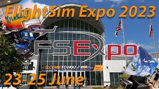 #fsexpo FlightSimExpo 2023 / Honeycomb / Thrustmaster / Microsoft Flight Simulator