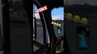 Sun window washer ️#funny #viral #americantrucksimulator #ats #trucklife