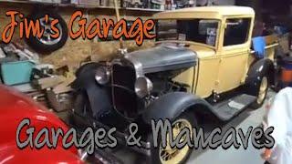 Lets check out jims Garage Live!!! Garages & Mancaves Episode??