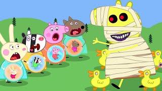 Peppa Pig vs Zombie George! A Scary Adventure | Peppa Pig Funny Animation