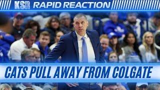 Kentucky beats Colgate decisively despite trailing in 2nd half | Rapid Reaction