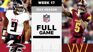 A Heisman Finalist Duel! | Atlanta Falcons vs. Washington Commanders FULL GAME!! | NFL 2024 Week 17