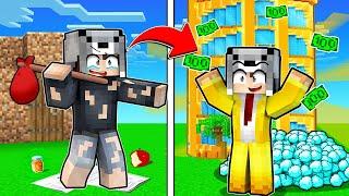 EVSİZKEN NASIL MİLYONER OLDUM  - Minecraft