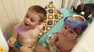 Big Brother Plays Nice with Baby Brother