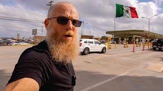 Walking Into Mexico -No Travel Zone 