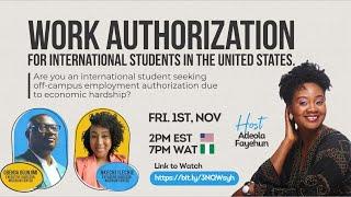 How To Get Work Authorization For International Students In The US