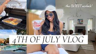 VLOG  pack with me for a staycation, easy summer recipes, airbnb tour (my dream house!)