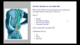 The No.1 Solution for Low Back Pain