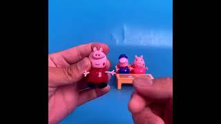 2 Minutes Satisfying with Unboxing & Review Peppa Pig Classroom Toys ASMR