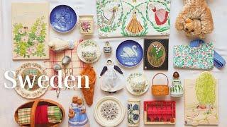 Vintage items in Sweden丨Spring solo trip丨 flea markets, second-hand and antique shops丨Haul