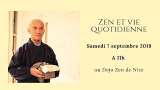 Zen et vie quotidienne : conférence de maître Roland Yuno Rech