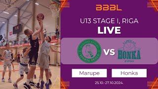 Mārupes NSS 2012 vs Tapiolan Honka 2012 | BBBL Boys U13