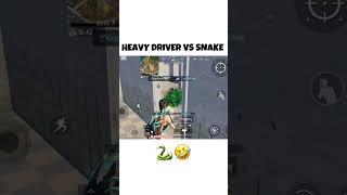 HEAVY DRIVER VS SNAKE ️ || #shorts #bgmi #pubgmobile #youtubeshorts #viralshorts