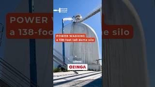 Ozinga Dome Power Washing #powerwashing #industrialcleaning #industrialmaintenance