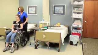 CNA Skill: Pivot Transfer from Wheelchair to Bed Using a Gait Belt