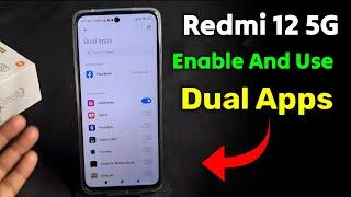 Redmi 12 5G - Dual Apps Settings | Redmi 12 5G Me Dual Apps Kaise Chalaye | Dual App