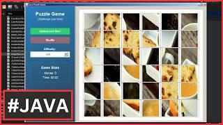 Java Project Tutorial - Make Puzzle Game Step by Step Using NetBeans | Image Puzzle In Java