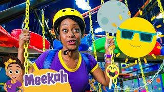 Meekah's Crazy Obstacle Course! | Educational Videos for Kids | Blippi and Meekah Kids TV