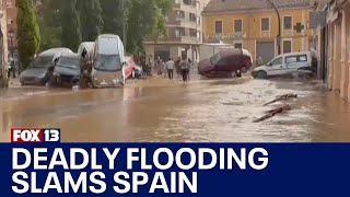 Deadly flooding slams Spain, at least 158 killed | FOX 13 Seattle