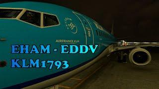 [VATSIM] FULL FLIGHT: Amsterdam Schiphol Airport (EHAM) - Hannover Airport (EDDV)