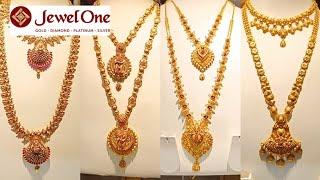 Jewel One Gold Necklace Collections With Grams/Fancy Wedding Necklace Collections