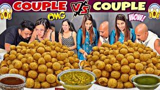 COUPLE VS COUPLE  l Pani Puri Eating l Ulhas Kamathe l Chicken Leg Piece