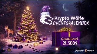 Krypto Wölfe Adventskalender 2024! GEWINNE im Wert von 21.300$ – 31 Türchen NUR für EUCH!