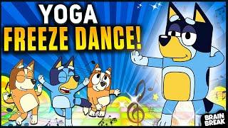 Yoga Freeze Dance | Brain Break Games For Kids | Freeze Dance Activity | GoNoodle