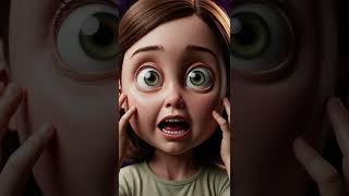 Young girl and doll horror story #cartoon #animationworld #animation