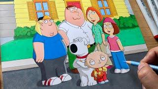 Drawing The Griffins - Family Guy | Artology