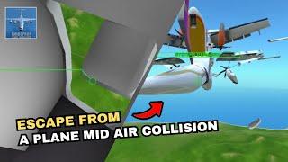 ESCAPE From a Plane Mid Air Collision in TFS | Turboprop Flight Simulator Challange