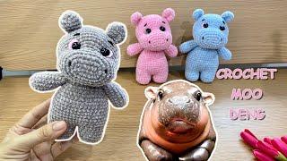 I'm in love with you!!! Moo Deng! Hippo baby Crochet you now!