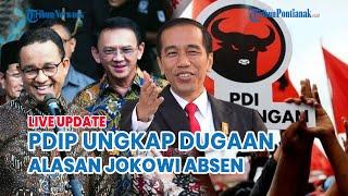  Jokowi Absen Pertemuan Eks Gubernur Jakarta, PDIP Duga Takut Bertemu Anies dan Ahok