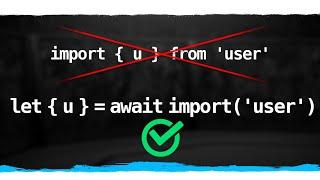 Learn Dynamic Module Imports In 11 Minutes