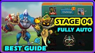 Limited Challenge Bloodlust Stage 4 Best Guide | Lords Mobile Grim Wolf Stage 4 Fully Auto
