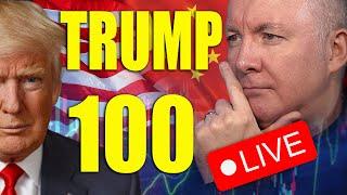 TRUMP 100 DAYS LIVE! China to waive tariffs on U.S - Martyn Lucas Investor