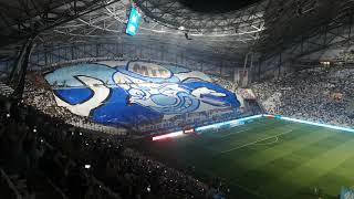 Om - st Étienne énorme ambiance +entrée des joueurs, tifos