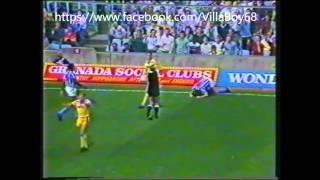 Coventry City 0 Aston Villa 1 - League Div 1 - 4th Oct 1986