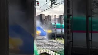 Robotic Refresh: The High-Tech Spa Treatment for Bullet Trains!