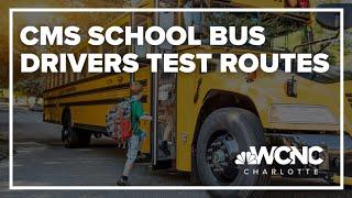 Charlotte-Mecklenburg Schools testing routes before 1st day of school