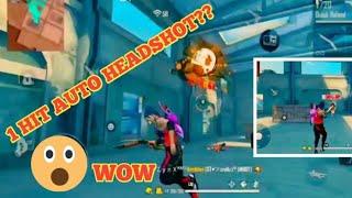 Gameplay 1 Hit HEADSHOT in Training || Free Fire : BattleGround