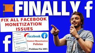 How to Fix Facebook Content Monetization Policies issues Fast!