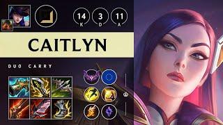 Caitlyn ADC vs Miss Fortune: Unstoppable - EUW Master Patch 14.24